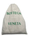 Bottega Veneta Ivory Calfskin Leather Woven Crossbody Snap Button Wallets Ivory