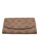 Louis Vuitton AS IS Pink Leather Monogram Snap Closure Wallet Pink