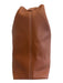 N Brown Leather Shoulder Bag Adjustable Strap Pouch Inc. Hook Closure Bag Brown / M