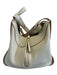 Loewe Ivory Calfskin Leather Zip & Hook Closure Shoulder Contrast Trim Bag Ivory / S