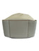 Loewe Ivory Calfskin Leather Zip & Hook Closure Shoulder Contrast Trim Bag Ivory / S