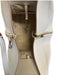 Loewe Ivory Calfskin Leather Zip & Hook Closure Shoulder Contrast Trim Bag Ivory / S