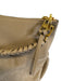 Louis Vuitton Taupe Leather Embossed Zip Close Braided Strap Bag Taupe / L