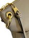 Louis Vuitton Taupe Leather Embossed Zip Close Braided Strap Bag Taupe / L