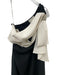 Sachin & Babi Size 8 Black & Cream White Polyester Blend One Shoulder Midi Gown Black & Cream White / 8
