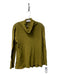 Cynthia Ashbury Size One Size Moss Green Cotton Semi Sheer Cowl Neck Top Moss Green / One Size