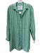 Frank & Eileen Size M Green, Orange, Pink Linen Button Down Long Sleeve Dress Green, Orange, Pink / M