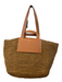 Proenza Schouler Dark Tan Woven Leather straps Double straps Top Closure Bag Dark Tan / Large