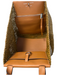 Proenza Schouler Dark Tan Woven Leather straps Double straps Top Closure Bag Dark Tan / Large
