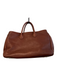 Mark & Graham Dark Brown Leather Top Handles Interior Zip Pocket Feet Tote Bag Dark Brown / Medium