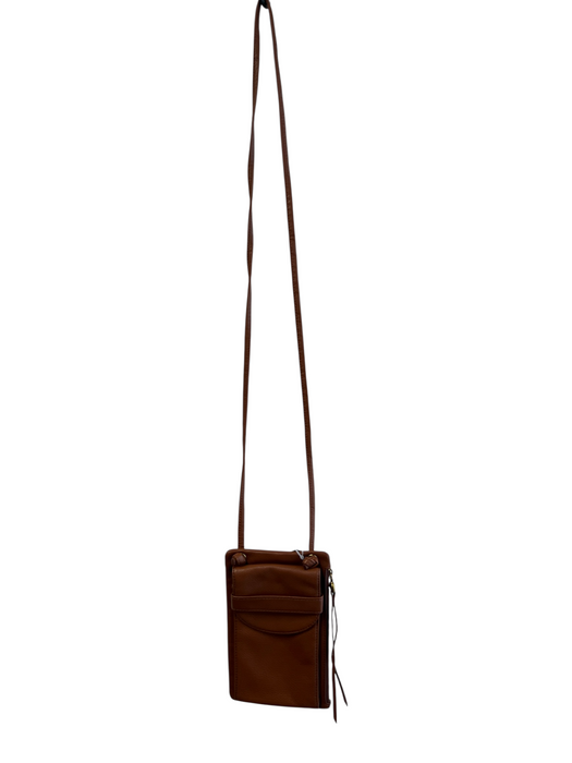 Hobo Brown Leather Shoulder & Crossbody Flap Closure Zip Pocket Wallets Brown