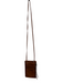 Hobo Brown Leather Shoulder & Crossbody Flap Closure Zip Pocket Wallets Brown