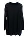 Eileen Fisher Size Medium Black Extra fine merino wool Long Sleeve High Neck Top Black / Medium