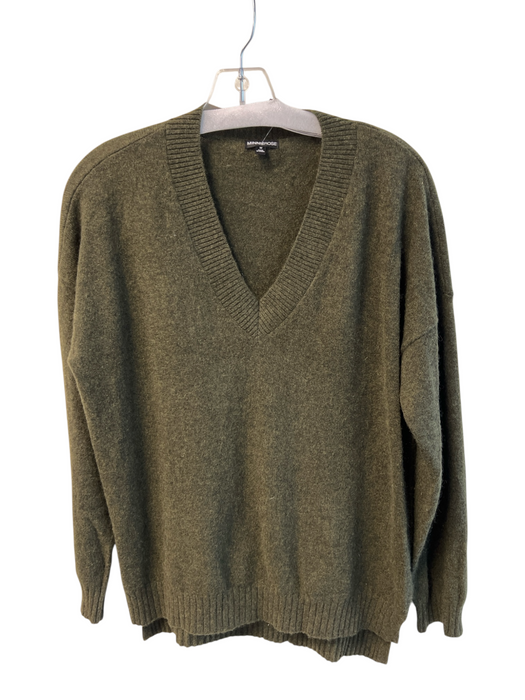 Minnie Rose Size Medium Forest Green Cashmere V Neck Long Sleeve Sweater Forest Green / Medium