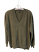 Minnie Rose Size Medium Forest Green Cashmere V Neck Long Sleeve Sweater Forest Green / Medium