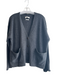Toast Size Large Dark Gray Wool & Cashmere V Neck Front Button Closure Sweater Dark Gray / Large
