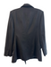 Isaac Mizrahi Size 10 Black Cashmere Double Breast Peacoat Pockets Jacket Black / 10
