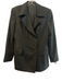 Isaac Mizrahi Size 10 Black Cashmere Double Breast Peacoat Pockets Jacket Black / 10