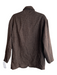 Industria Size Est L/XL Brown Lambs Wool Tweed Single Breasted Lined Jacket Brown / Est L/XL