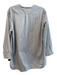 Leset Size Medium Blue & White Cotton Striped Collared buttondown Top Blue & White / Medium