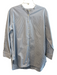 Leset Size Medium Blue & White Cotton Striped Collared buttondown Top Blue & White / Medium