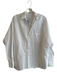 Frank & Eileen Size Medium White Cotton Button Down Long Sleeve Collared Top White / Medium