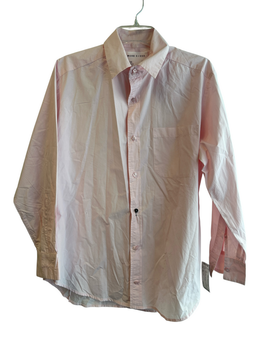 WEAR CISSA Size M/L Pink Cotton Long Sleeve Button Down Collared Top Pink / M/L