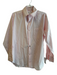 WEAR CISSA Size M/L Pink Cotton Long Sleeve Button Down Collared Top Pink / M/L
