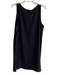 Eileen Fisher Size Large Black Silk Sleeveless Round Neck Knee Length Dress Black / Large
