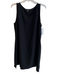 Eileen Fisher Size Large Black Silk Sleeveless Round Neck Knee Length Dress Black / Large