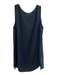 Eileen Fisher Size Large Black Silk Sleeveless Round Neck Knee Length Tunic Black / Large