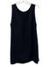 Eileen Fisher Size Large Black Silk Sleeveless Round Neck Knee Length Tunic Black / Large
