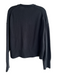 Everlane Size Large Black Cotton Long Sleeve Front Button Closure Cardigan Black / Large