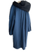 Mycra Pac Size M/L Navy & Black Nylon & Polyester Reversable Button Midi Coat Navy & Black / M/L
