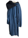 Mycra Pac Size M/L Navy & Black Nylon & Polyester Reversable Button Midi Coat Navy & Black / M/L