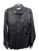 Frame Size S Black Lyocell, Linen, Cotton Button Up chest pockets Top Black / S