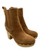 Veronica Beard Shoe Size 9M Brown Suede Block Heel Ankle Studded Boots Brown / 9M