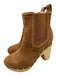 Veronica Beard Shoe Size 9M Brown Suede Block Heel Ankle Studded Boots Brown / 9M