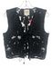 Sea New York Size S Black 100% Cotton Floral Lace Tie & Tassel Detail Vest Black / S