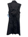 Derek Lam 10 Crosby Size 0 Black Cotton Sleeveless rouched detail Collar Dress Black / 0
