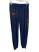 Aviator Nation Size Medium Blue & Multi Cotton Elastic Waist Logo Jogger Pants Blue & Multi / Medium
