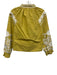 Julia Amory Size XS Yellow & White Cotton Elastic Waist Split Neck Short Set Yellow & White / XS