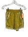 Julia Amory Size XS Yellow & White Cotton Elastic Waist Split Neck Short Set Yellow & White / XS