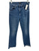 Mother Size 25 Medium Wash Cotton & Polyester Zip Fly High Rise Raw Hem Jeans Medium Wash / 25