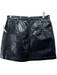 Baum und Pferdgarten Size 36 Black PU Leather Zip Back Snake Embossed Mini Skirt Black / 36