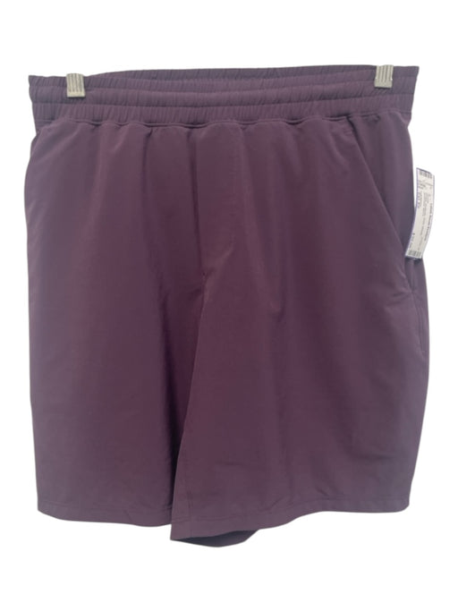 Lululemon Size Est XS Purple Synthetic Solid Athletic Men's Shorts Purple / Est XS