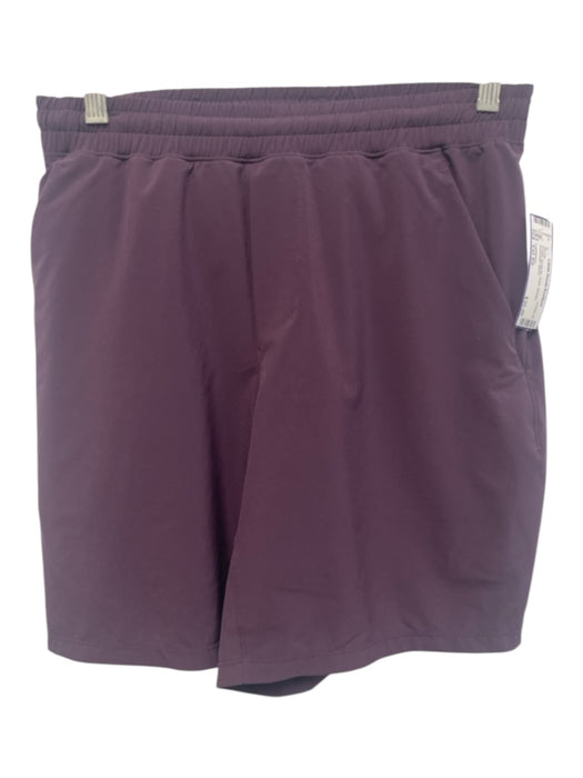 Lululemon Size Est XS Purple Synthetic Solid Athletic Men's Shorts Purple / Est XS