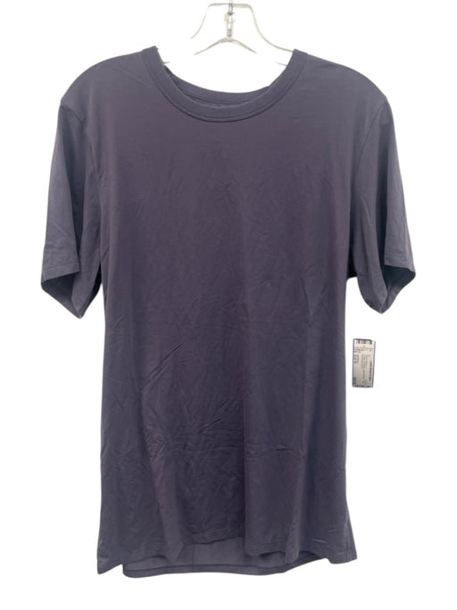 Lululemon Size Est M Purple Synthetic Solid Athletic T Shirt Men's Short Sleeve Purple / Est M