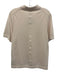 Lululemon Size M Beige Synthetic Knit Polo Men's Short Sleeve Beige / M