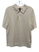 Lululemon Size M Beige Synthetic Knit Polo Men's Short Sleeve Beige / M
